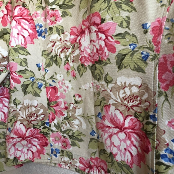 Appleseed’s Petites Floral Blazer Jacket 4P - Picture 8 of 8